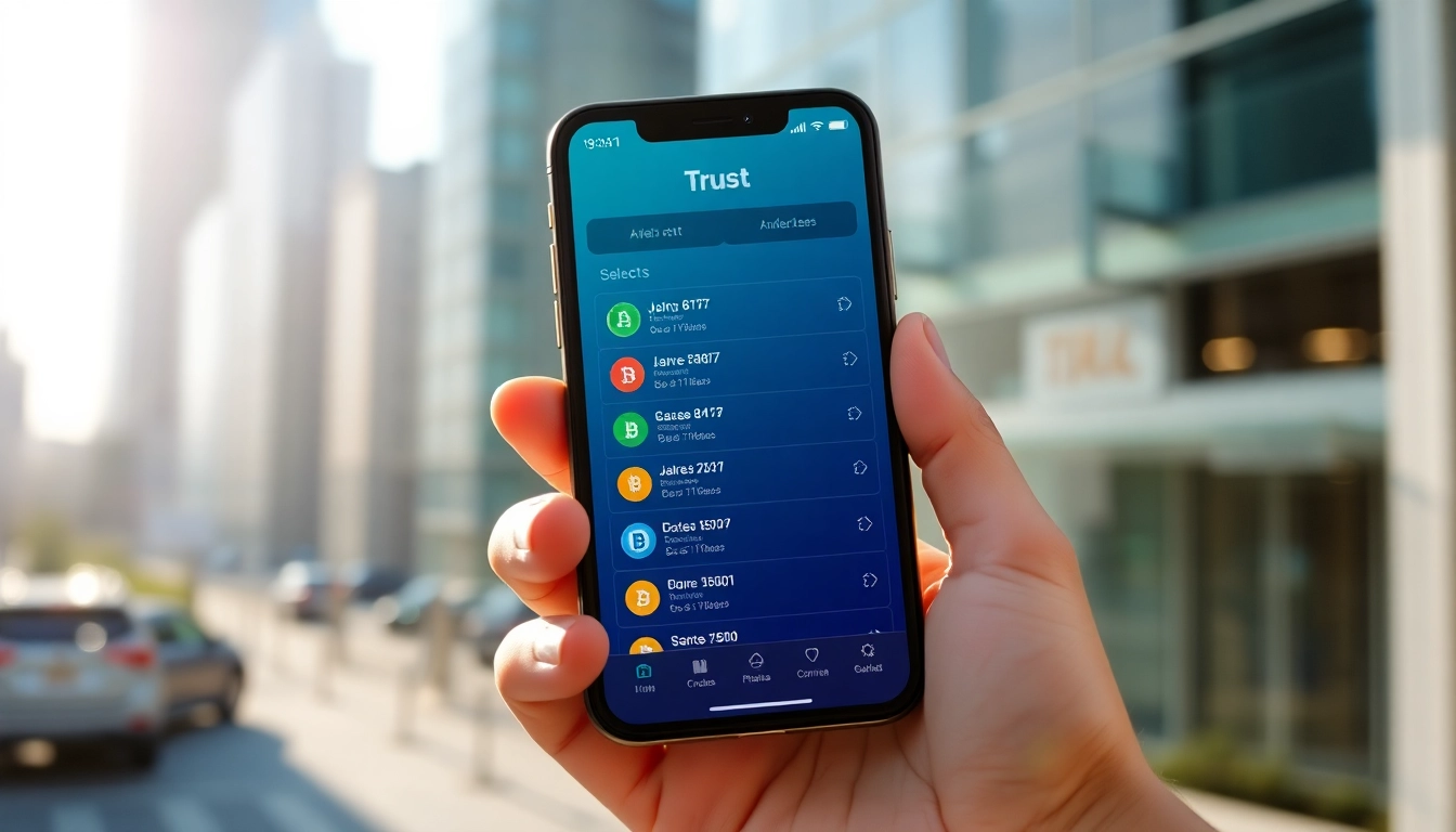 Manage your cryptocurrencies effectively with gaurda wallet on a sleek smartphone.